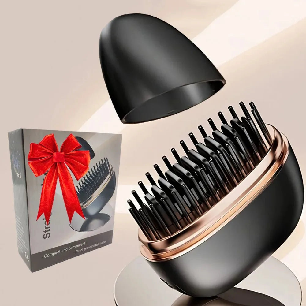 Zimir Rechargeable Ionic Hair Straightener Brush Portable Travel Styling Tool