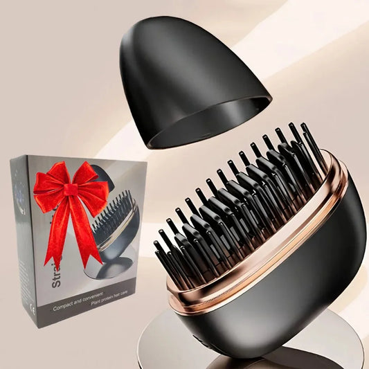 Zimir Rechargeable Ionic Hair Straightener Brush Portable Travel Styling Tool