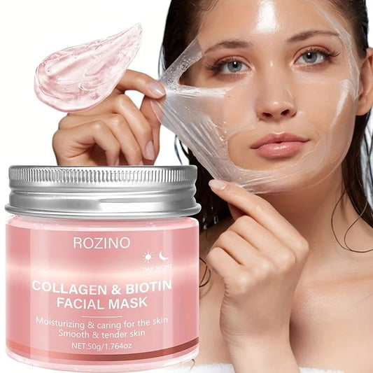 Biotin Collagen Day Night Hydrating Face Mask For Radiant Skin