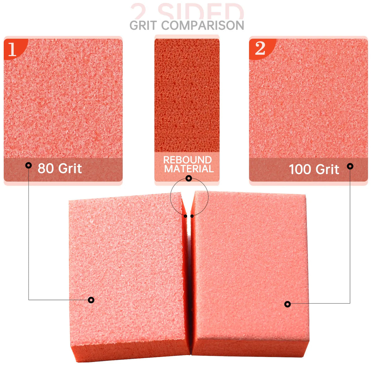 Maryton Eva Sponge Nail Buffer File Block Manicure Pedicure Care