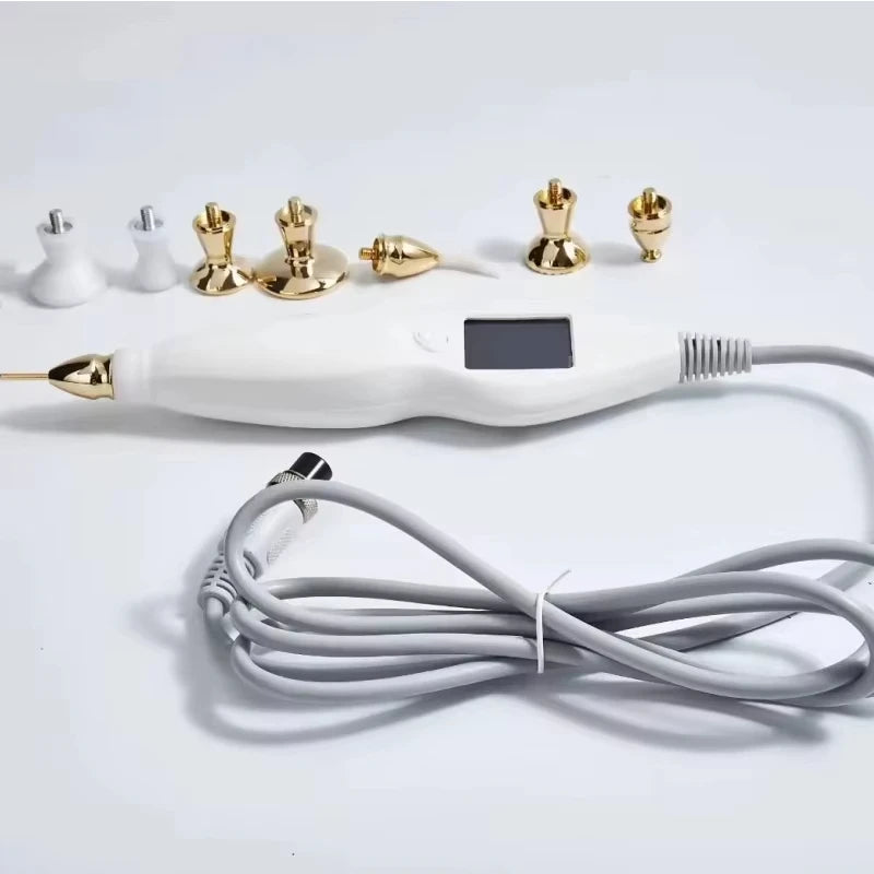 6-in-1 Cold and Warm Eyelid Lifting Fibroblast Ozone Jet Plasma Pen Machine Facial Care Repair Skin Surface, Fade Skin Spots