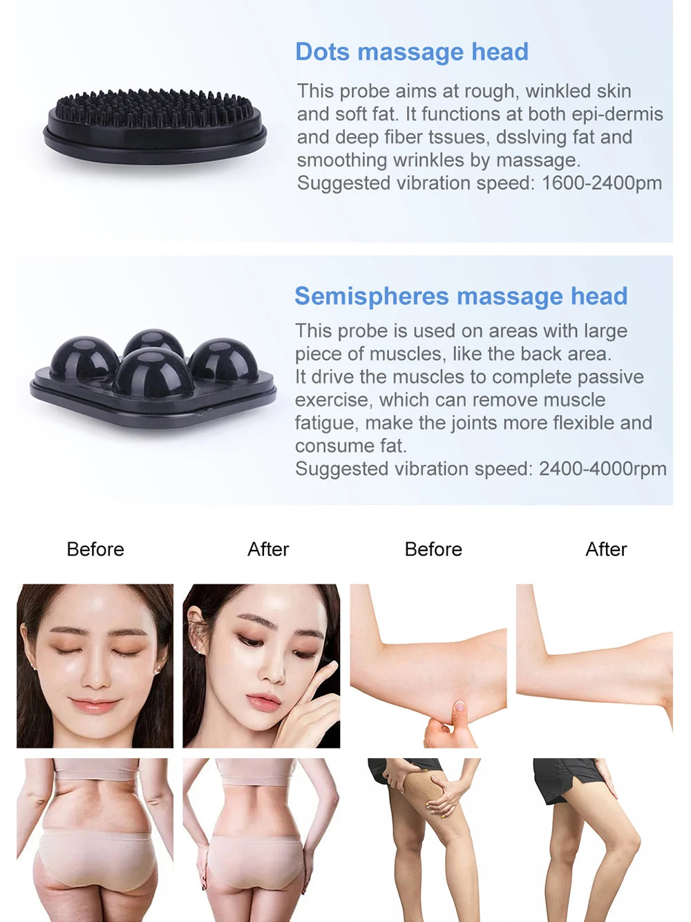AOKO G5 Vibrating Body Massage Machine With Multiple Massage Heads