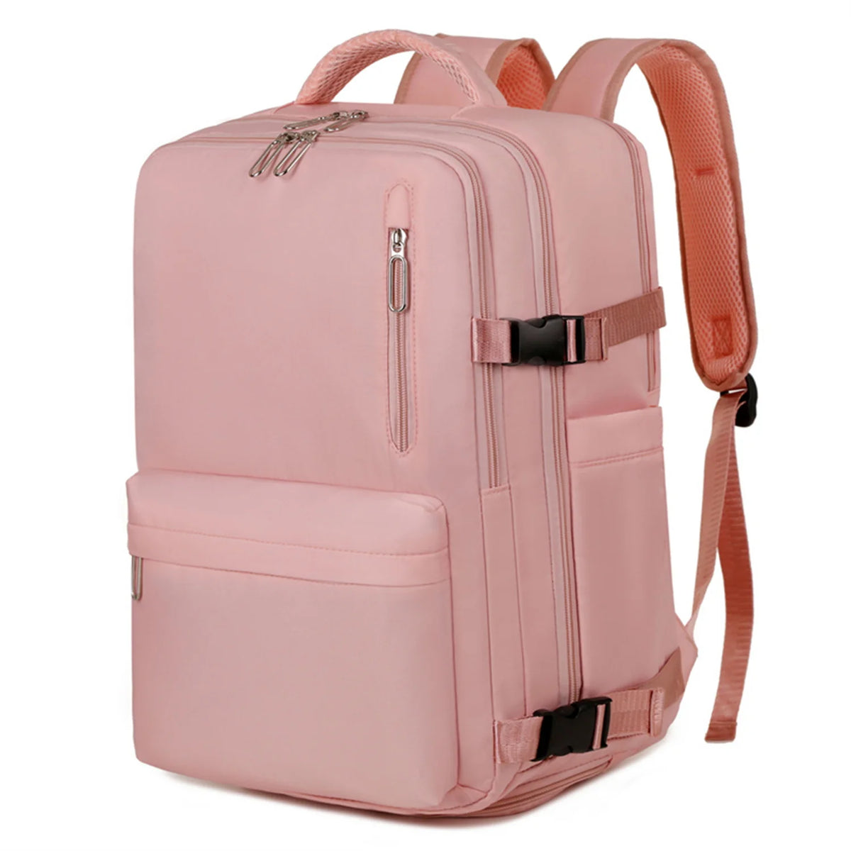 Large Capacity Travel Backpack With Laptop Compartment And Usb Port