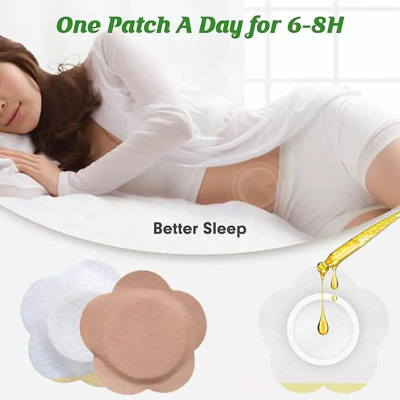 Self Adhesive Disposable Castor Oil Patches For Gentle Navel Care