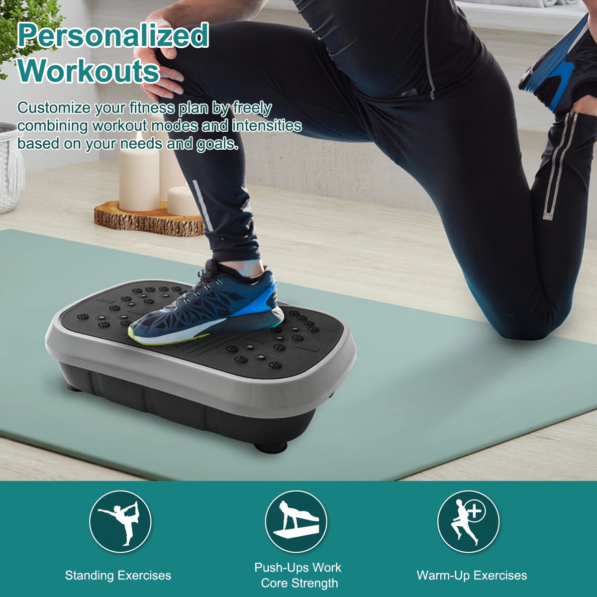 Portable Vibration Plate Exercise Machine For Full Body Fat Burning