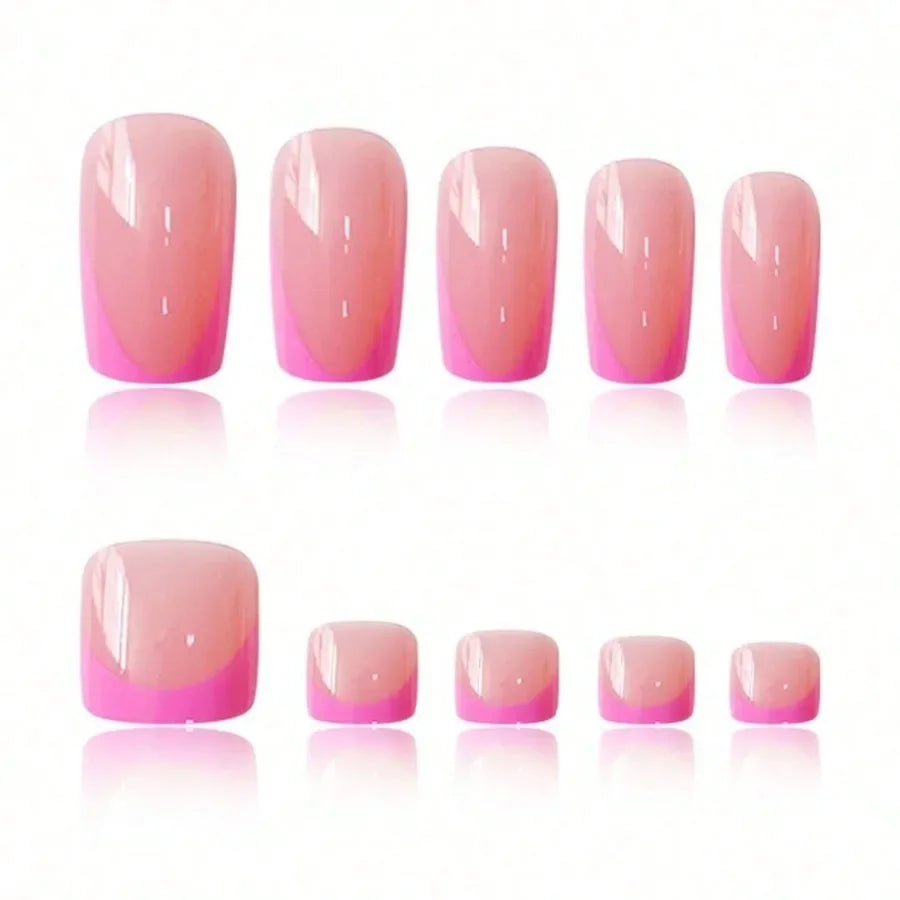 Professional Removable Press On Nails Reusable Manicure Combo Set