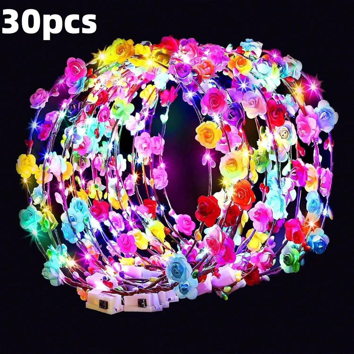 Premium LED Flower Crown Headband For Special Events