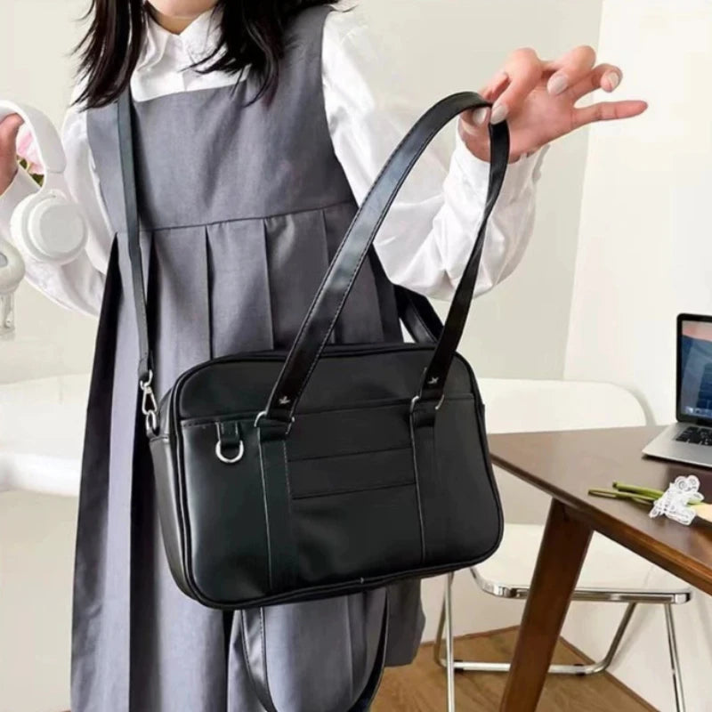 Classic Tpu Shoulder Bag For Female Students And Daily Carry
