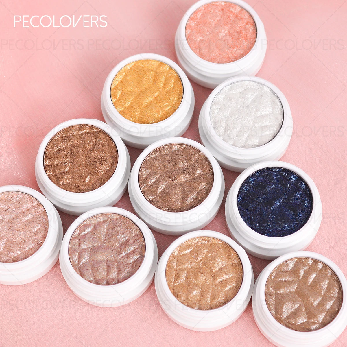 Long Lasting Glitter Eyeshadow Palette With Shimmer Highlighter