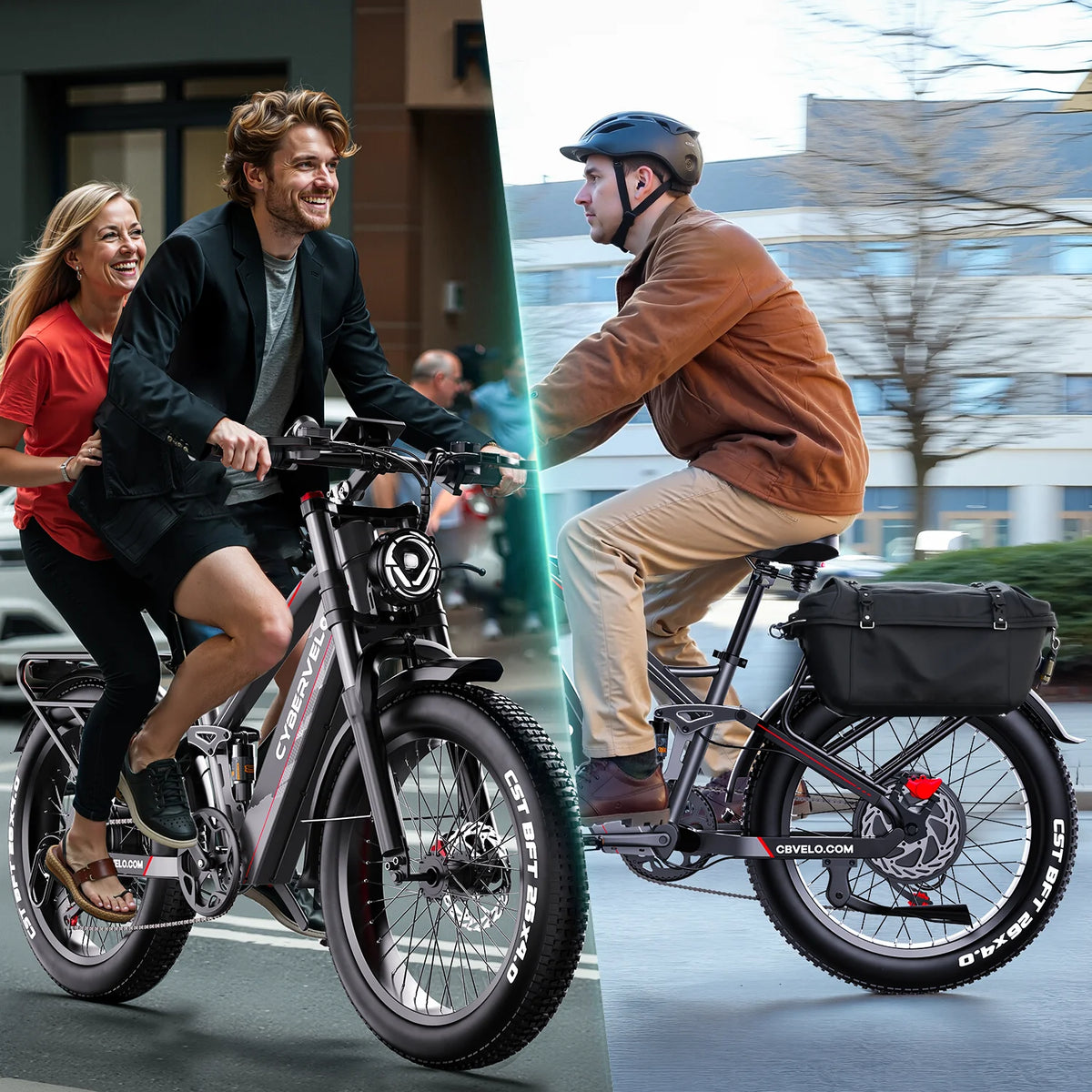 Lionland Fat Tire Electric Bicycle All Terrain Long Range Design