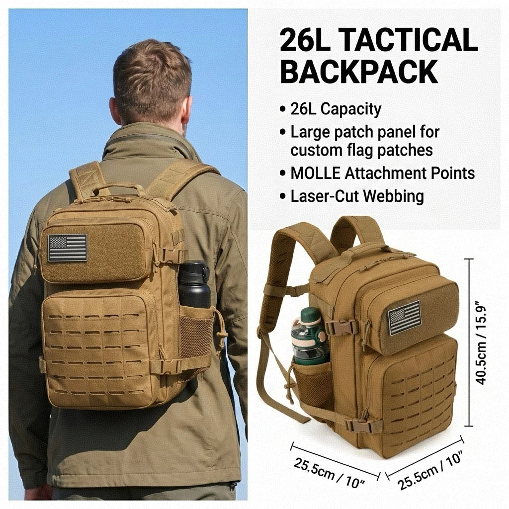 ReFire Gear Tactical Backpack For Hiking Camping And Daily Travel