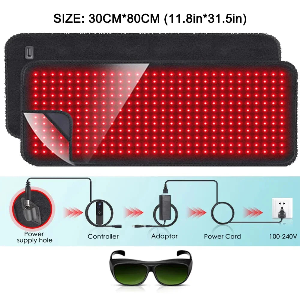 Astarexin Red Light Therapy Heating Pad For Full Body Relief
