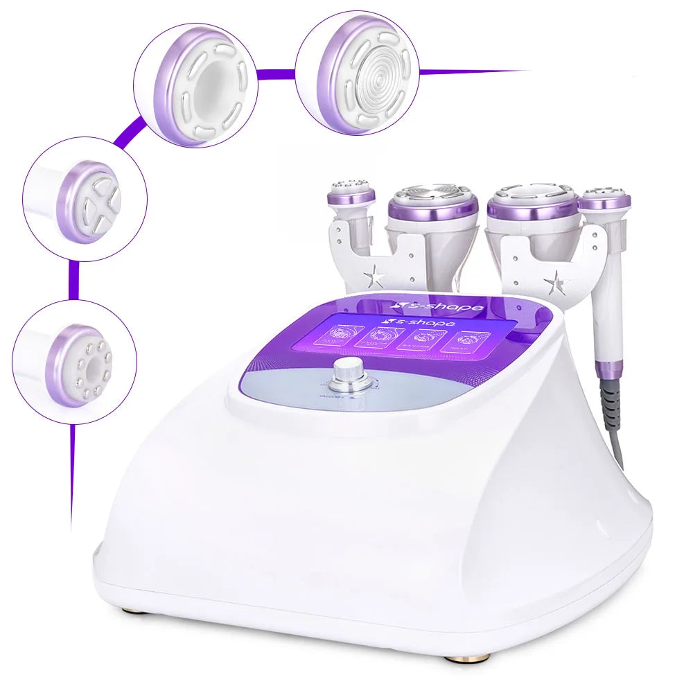 S Shape Machine 30K Ultrasound 2.5 RF EL Face Lift Body Shape Machine