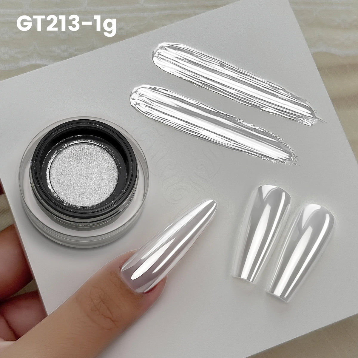 Yokefellow Aurora Chrome Nail Powder For Professional Nail Art