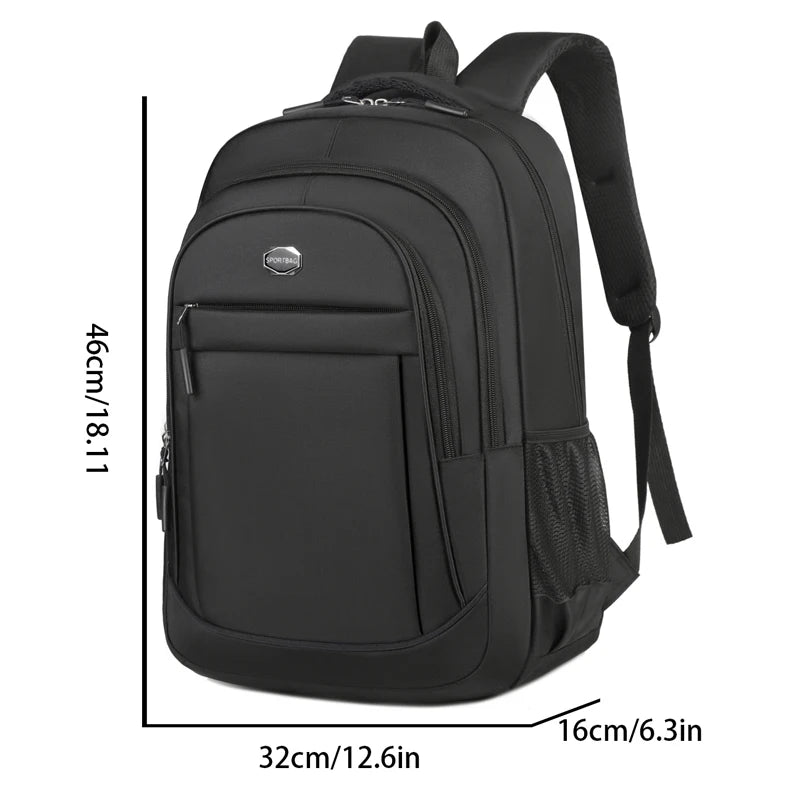 Unisex Large Capacity Travel Backpack For Office School Commuting