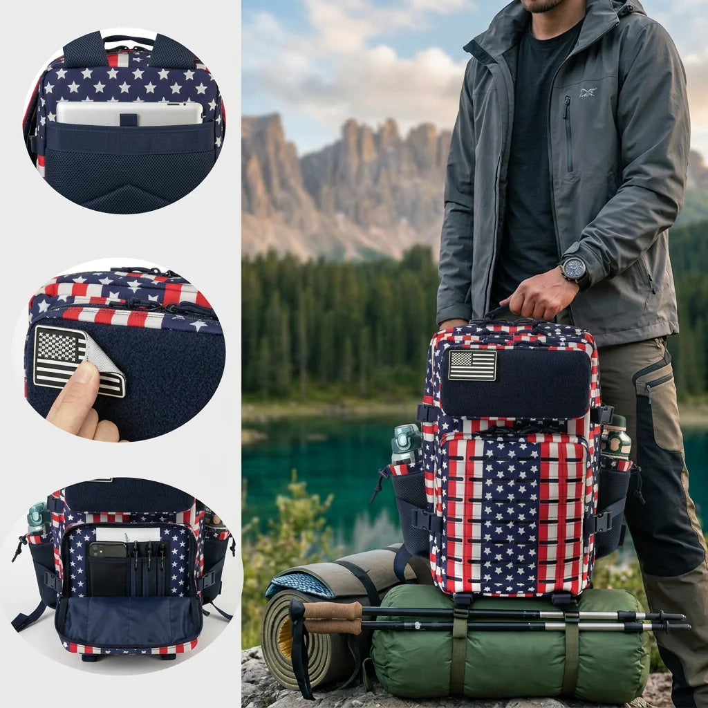 ReFire Gear Tactical Backpack Featuring Molle Webbing And Cup Holders