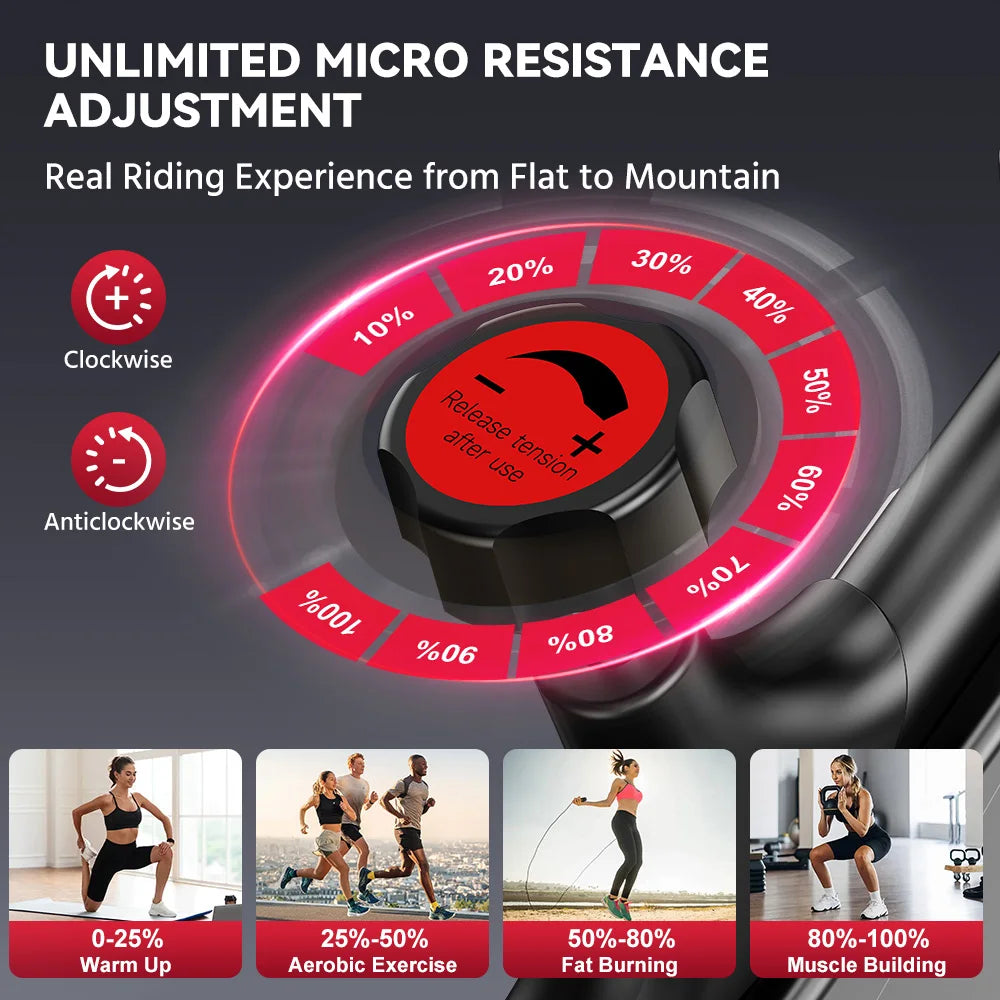 Botifly Foldable Stationary Exercise Bike With 6Kg Flywheel And Lcd