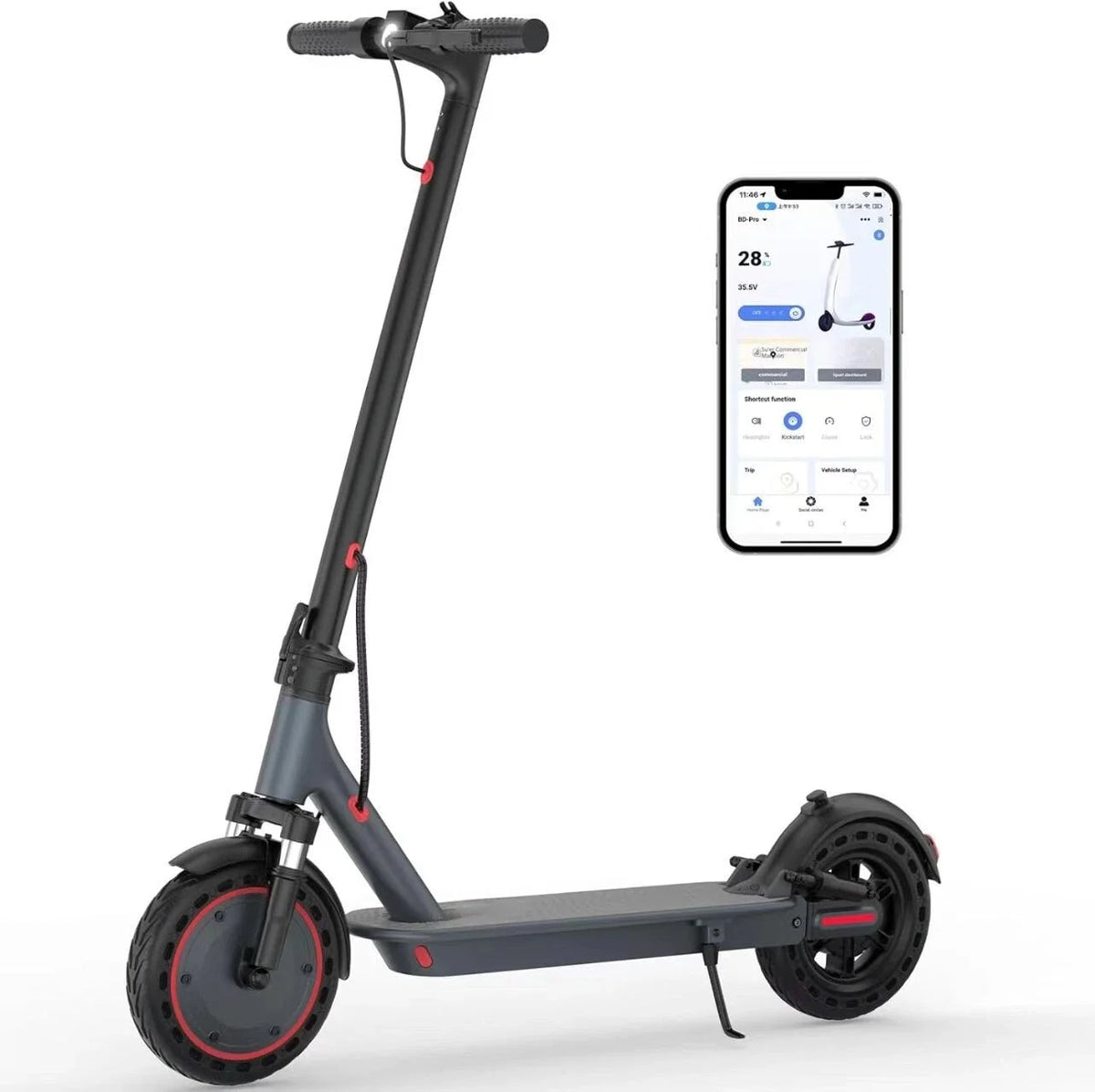 AOVOPRO TMAX 500W Smart Adult Folding Electric Scooter