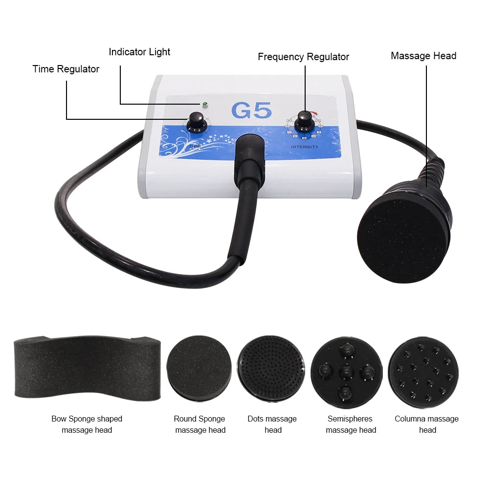 AOKO G5 Vibrating Body Massager With Five Massage Heads