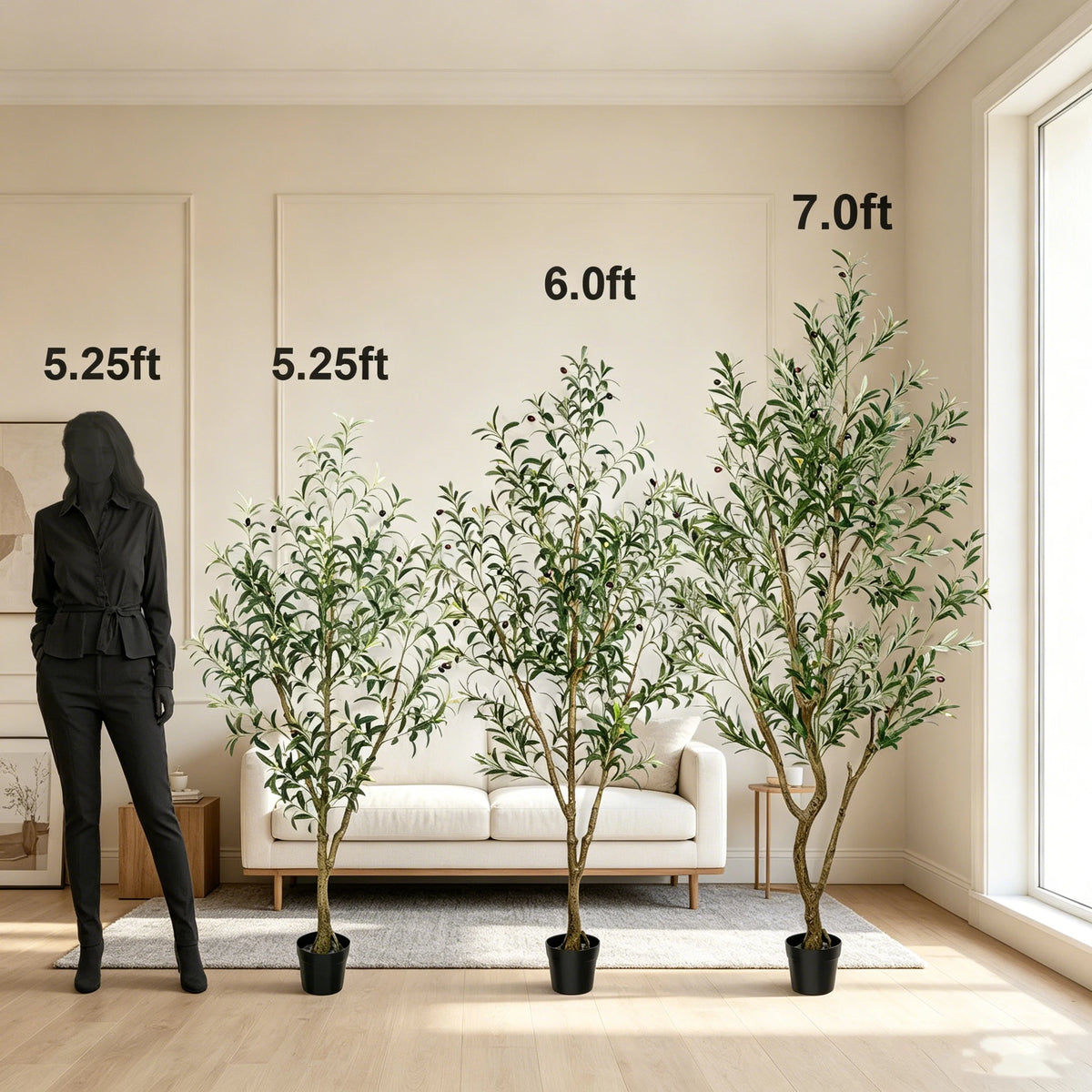 Olitree Artificial Olive Tree With Pot For Home Decor