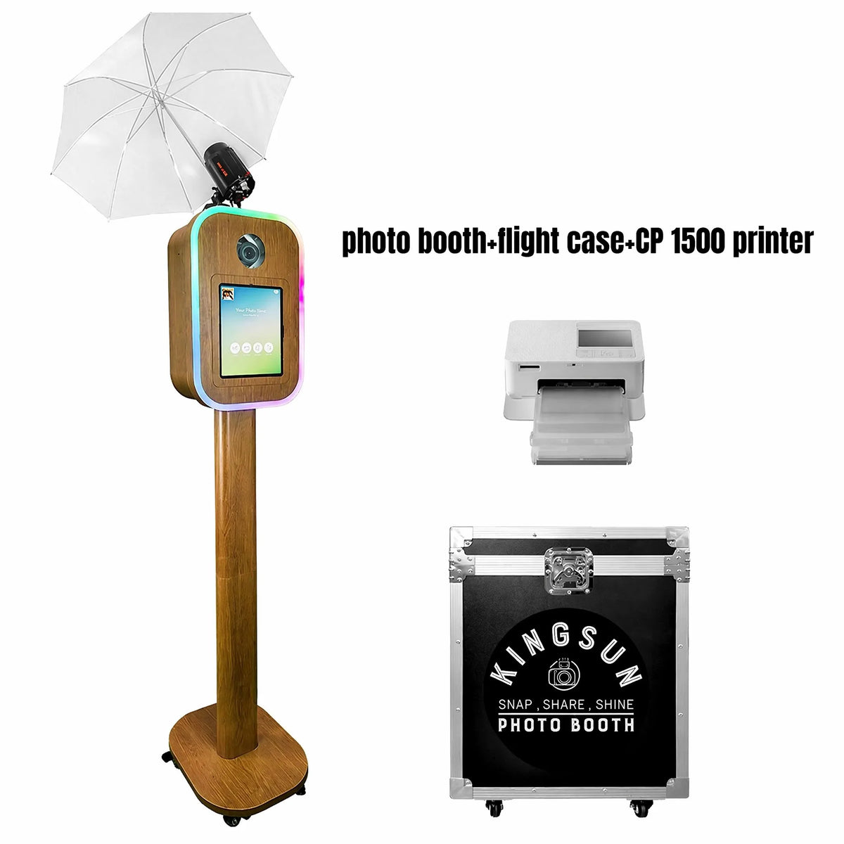 Professional iPad DSLR Photo Booth Machine For Weddings Or Parties