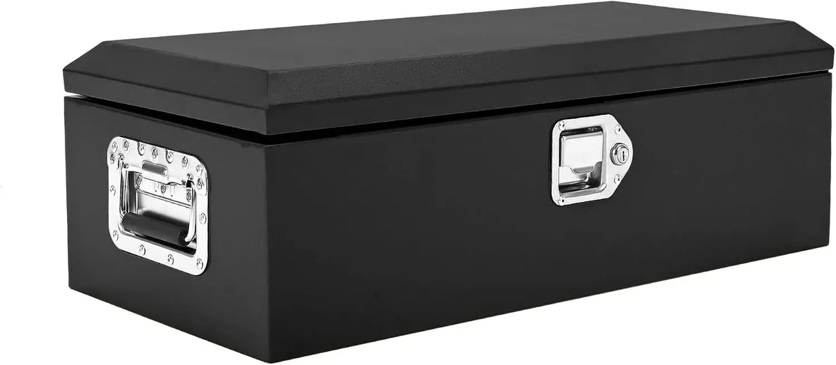 Garvee Diamond Plate Steel Truck Bed Tool Storage Box