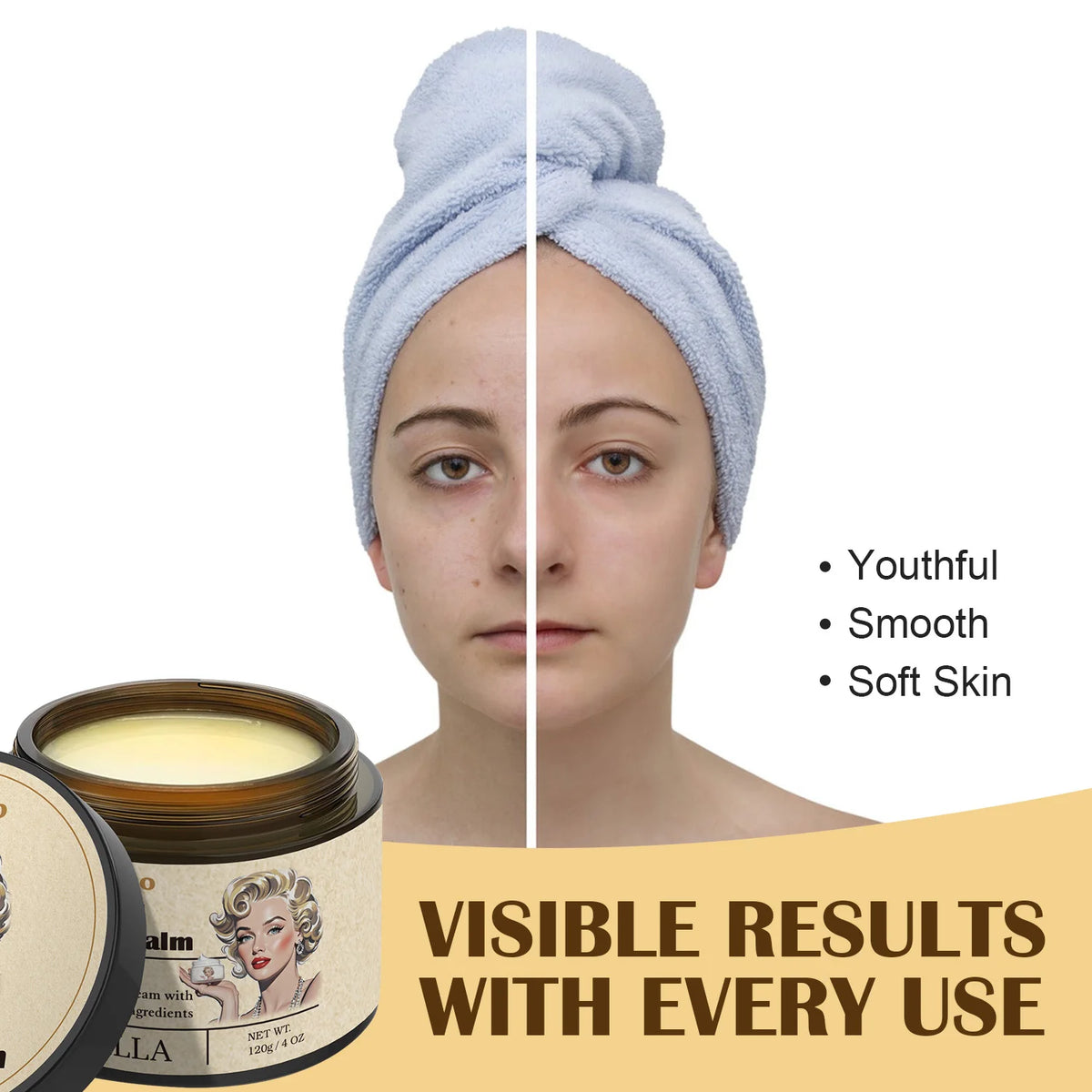 Amococo Whipped Tallow Balm Nourishing Face And Body Moisturizer