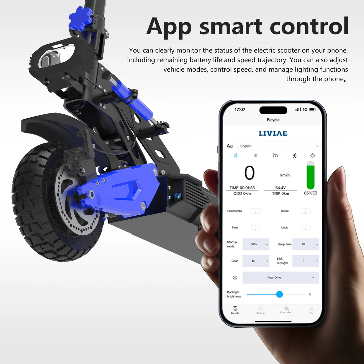 Reddydy Dual Motors Electric Scooter With Full Suspension