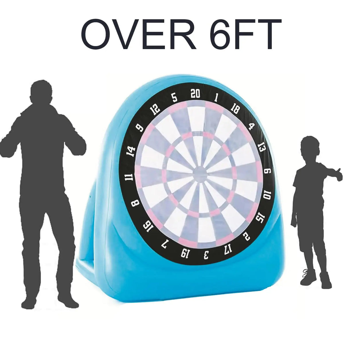 6ft Inflatable Dartboards PVC Soccer Target Darts Outdoor, Yard, Lawn, Carnival Games Kick Dart game