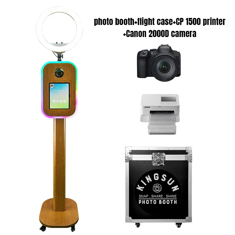 Professional iPad DSLR Photo Booth Machine For Weddings Or Parties