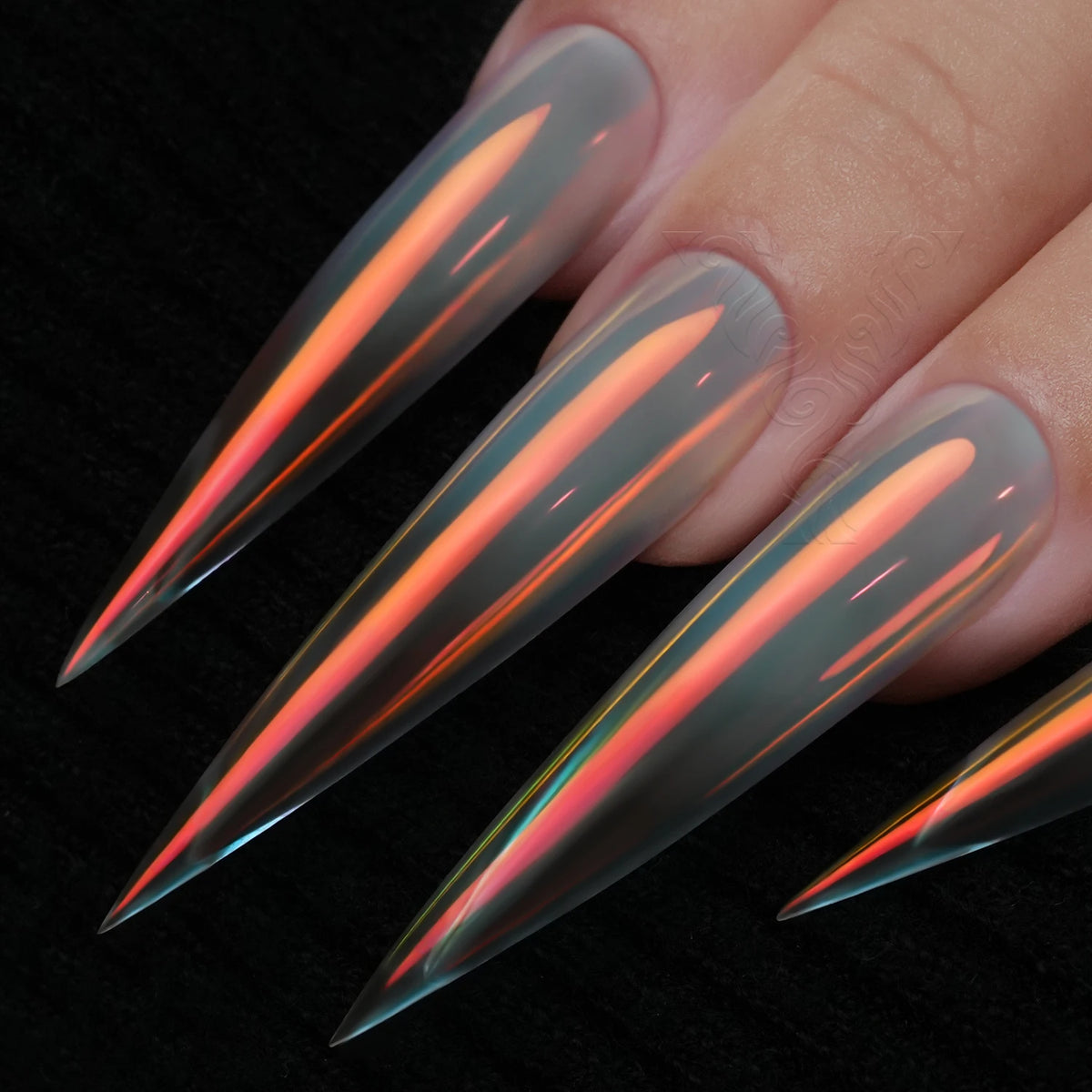 Yokefellow Aurora Chrome Nail Powder For Professional Nail Art