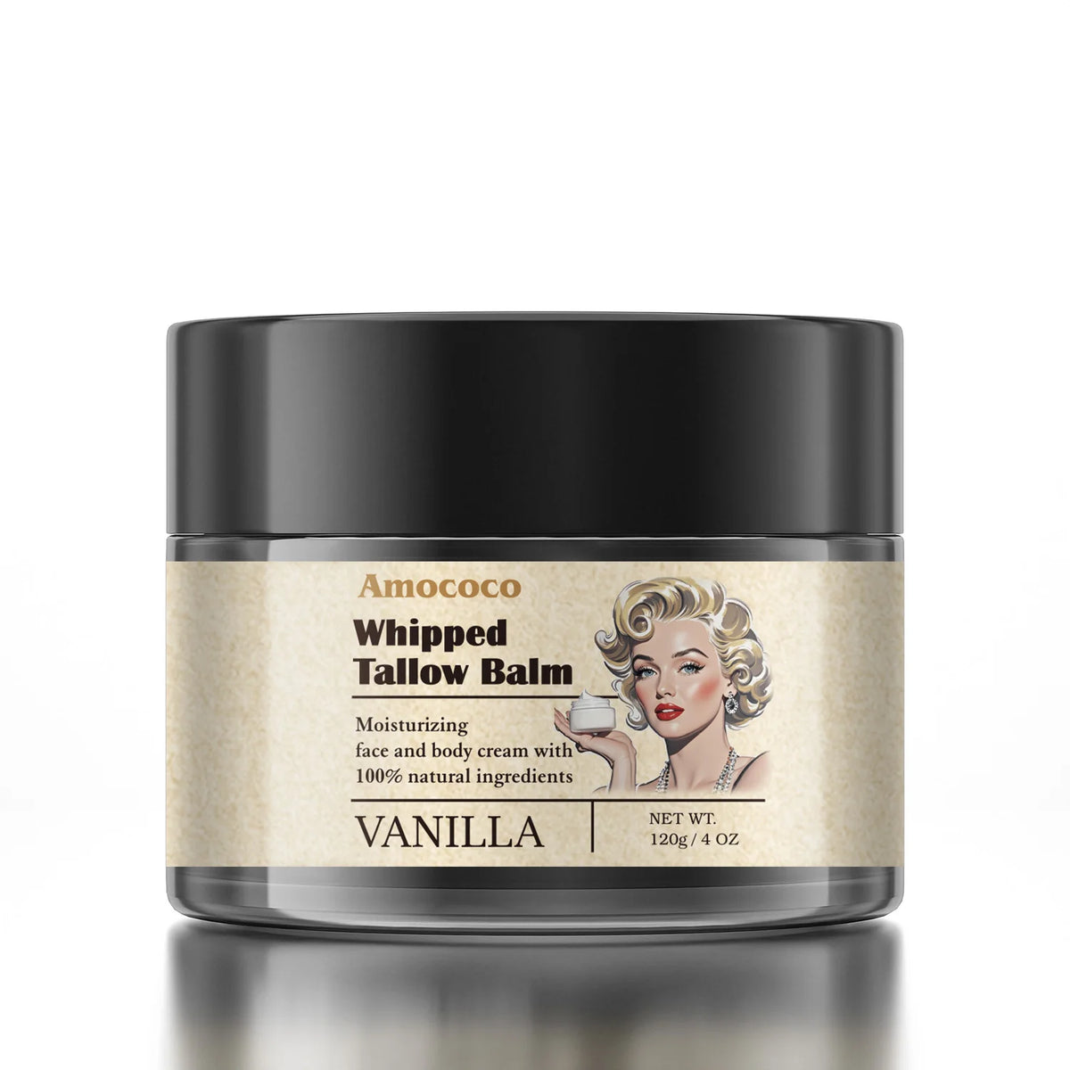 Amococo Whipped Tallow Balm Nourishing Face And Body Moisturizer