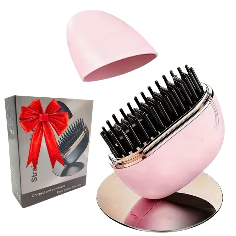 Zimir Rechargeable Ionic Hair Straightener Brush Portable Travel Styling Tool