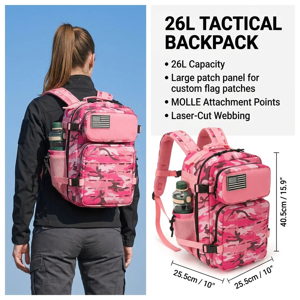 ReFire Gear Tactical Backpack For Hiking Camping And Daily Travel