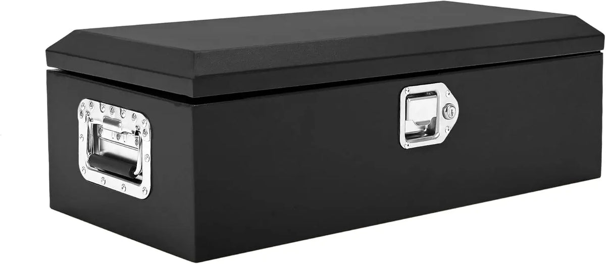Garvee Diamond Plate Steel Truck Bed Tool Storage Box