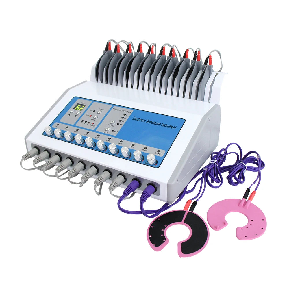 EMS Microcurrent Electric Muscle Stimulator Slimming Weight Loss Machine Russian Waves Body Shapping Massager Skin Care