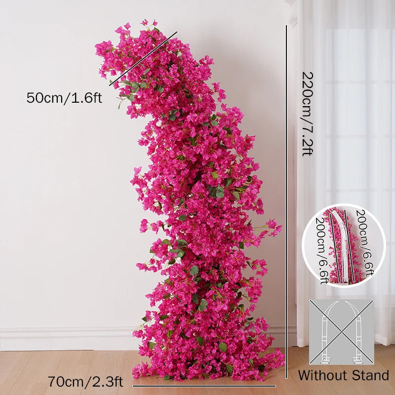 Angela Flower Artificial Bougainvillea Blossom Arch Backdrop Decoration