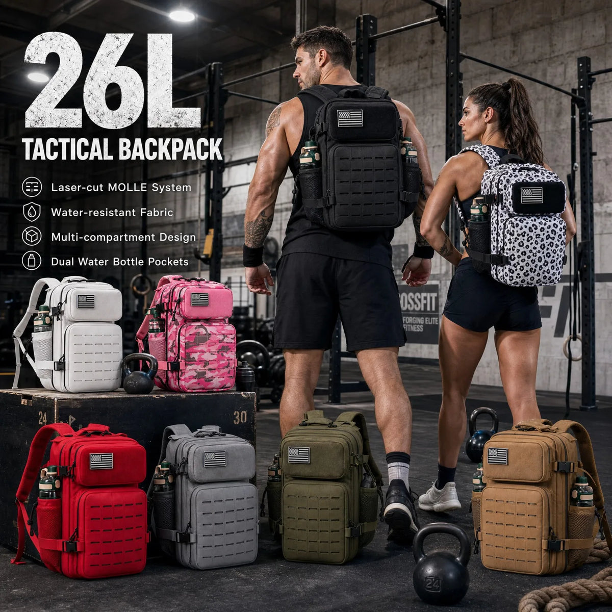 ReFire Gear Tactical Backpack For Hiking Camping And Daily Travel