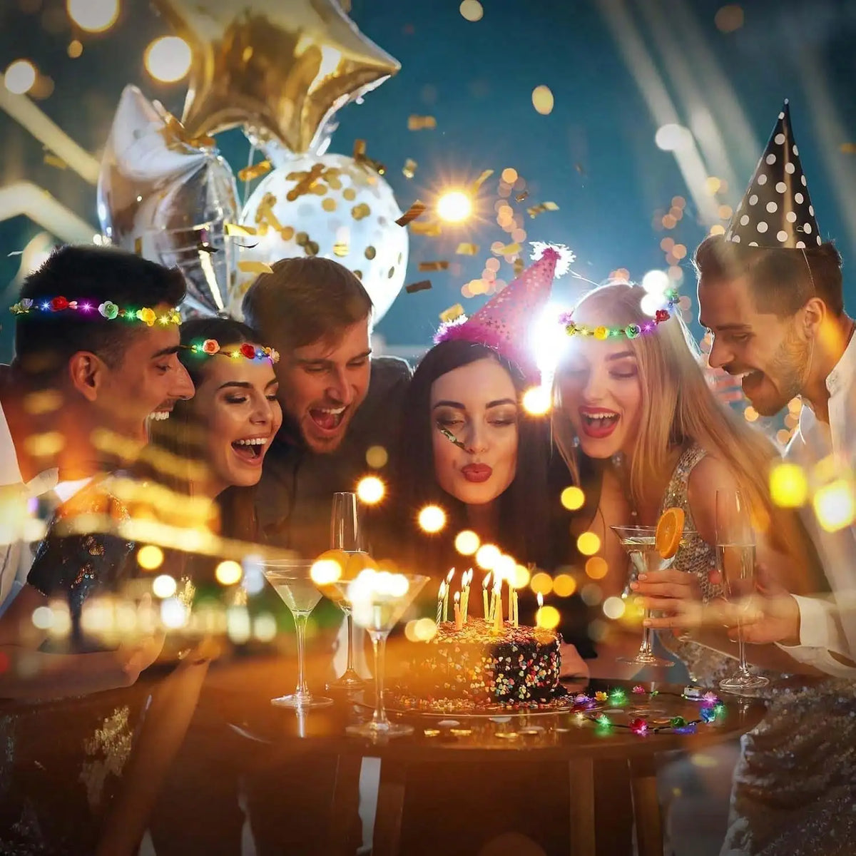 Premium LED Flower Crown Headband For Special Events