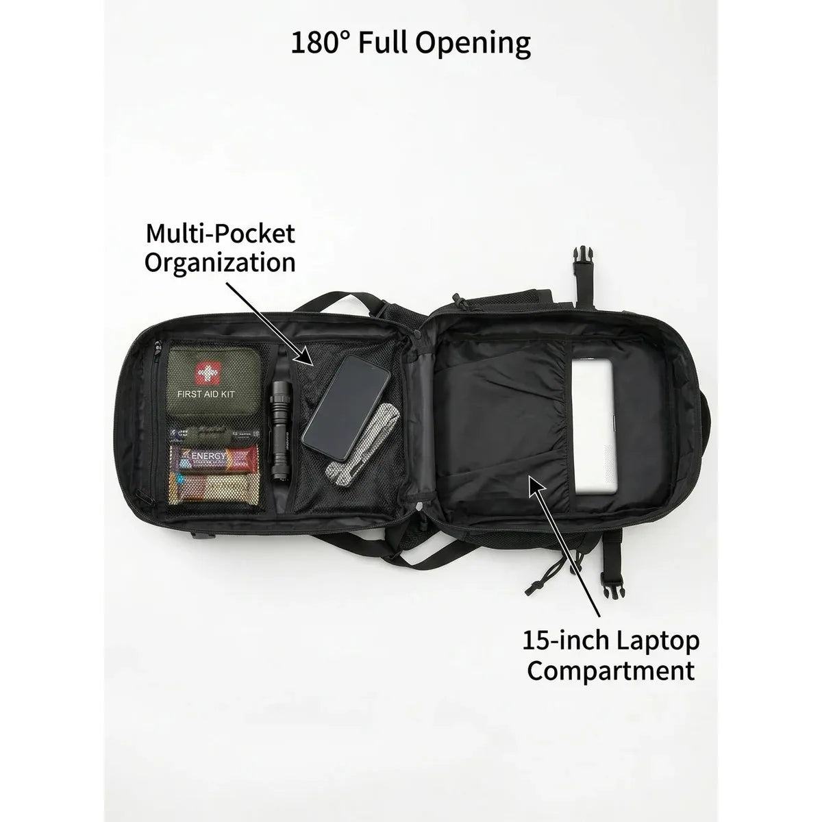 ReFire Gear Tactical Backpack For Hiking Camping And Daily Travel