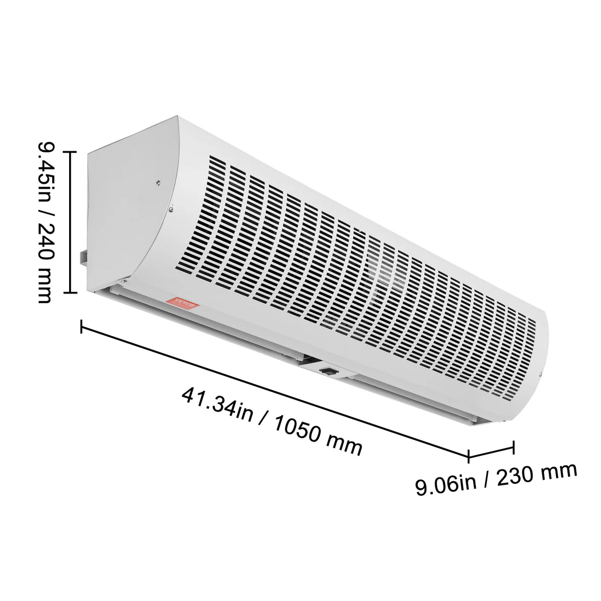 SucceBuy Commercial Indoor Air Curtain Wall Mounted Fan